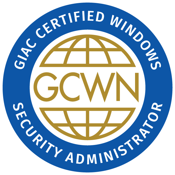 GIAC Certified Windows Security Administrator